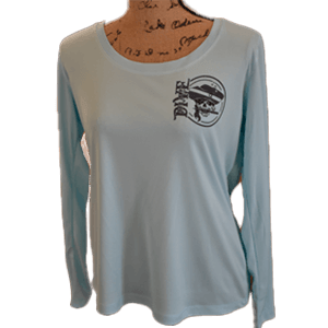 Womens-blue-long-scoop-neck-front