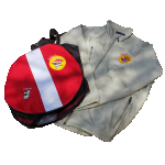 Membership Jacket Beige with Dive Pirate Duffle Bag