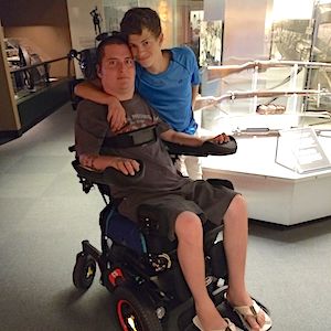 Jared Davis_Photo in a wheelchair
